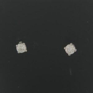 14K White Gold Lab Grown Diamond Stud Earrings