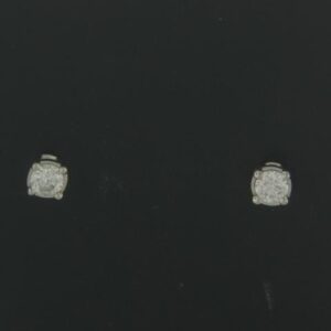 14K White Gold Lab Grown Diamond Stud Earrings