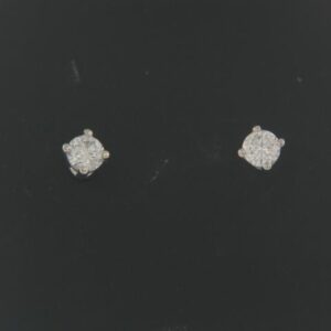 14K White Gold Lab Grown Diamond Stud Earrings