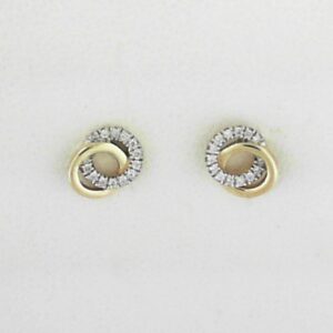 10K Yellow Gold Lab Grown Diamond Stud Earrings
