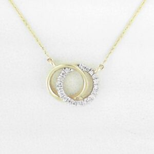10K Yellow Gold Lab Grown Diamond Pendant