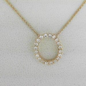 10K Yellow Gold Diamond Pendant