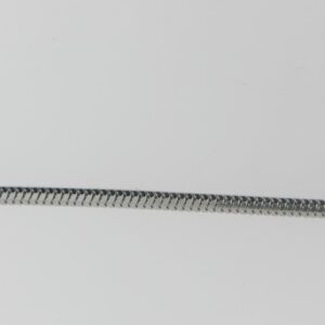 14K White Gold 1.4mm Snake Chain Necklace, 20 Inches