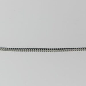 14K White Gold 1.00mm Snake Chain Necklace, 18 Inches
