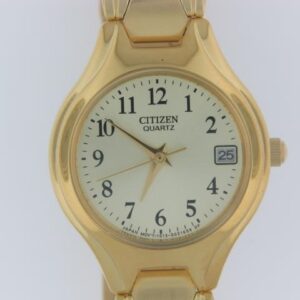 Elegant 10K Yellow Gold Ladies Citizen Quartz Watch