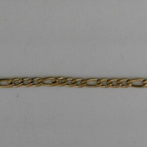 18K Gold-Plated Stainless Steel Figaro Chain Necklace