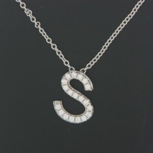 Sterling Silver Micro Pave CZ Pendant