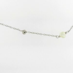 Elegant Sterling Silver Freshwater Pearl Necklace