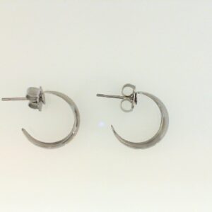 Concept Small Hoop Earrings in Choice of Metal