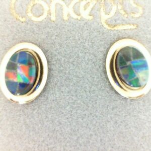 Elegant 6x4 Triplet Earrings in Choice of Metal