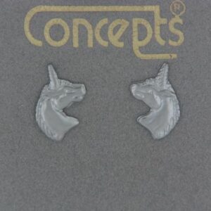 Elegant Unicorn Earrings in Choice of Metal
