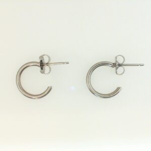 3/8 Hoop Semi-Mount Earrings, Customizable