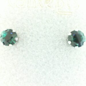 Customizable White Metal Earring Semi-Mount