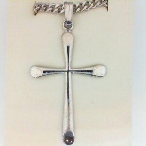 Elegant Sterling Silver Cross Pendant