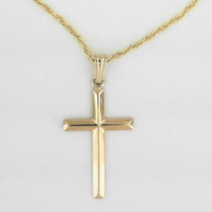 Elegant Gold Filled Cross Pendant