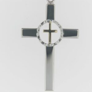 Elegant Sterling Silver Cross Pendant