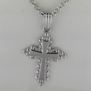 Elegant Sterling Silver Cross Necklace