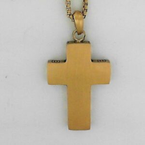 Stainless Steel Cross Pendant with 22 Chain
