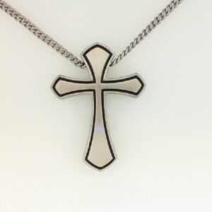 Elegant Stainless Steel Cross Pendant
