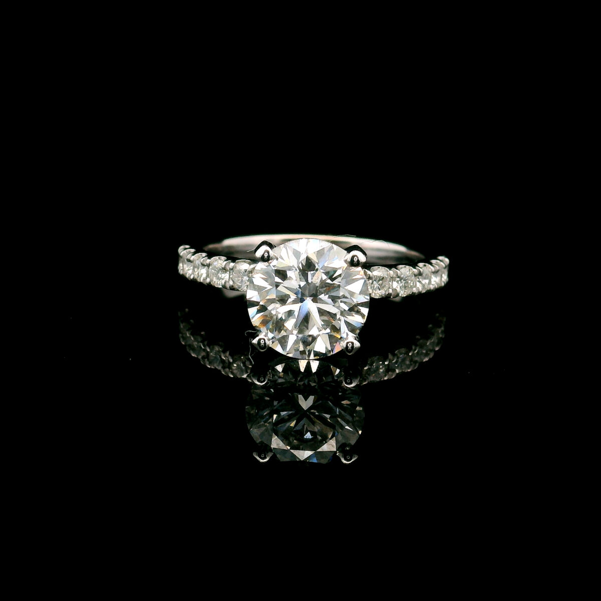 Lady's 14K White Gold Diamond Ring