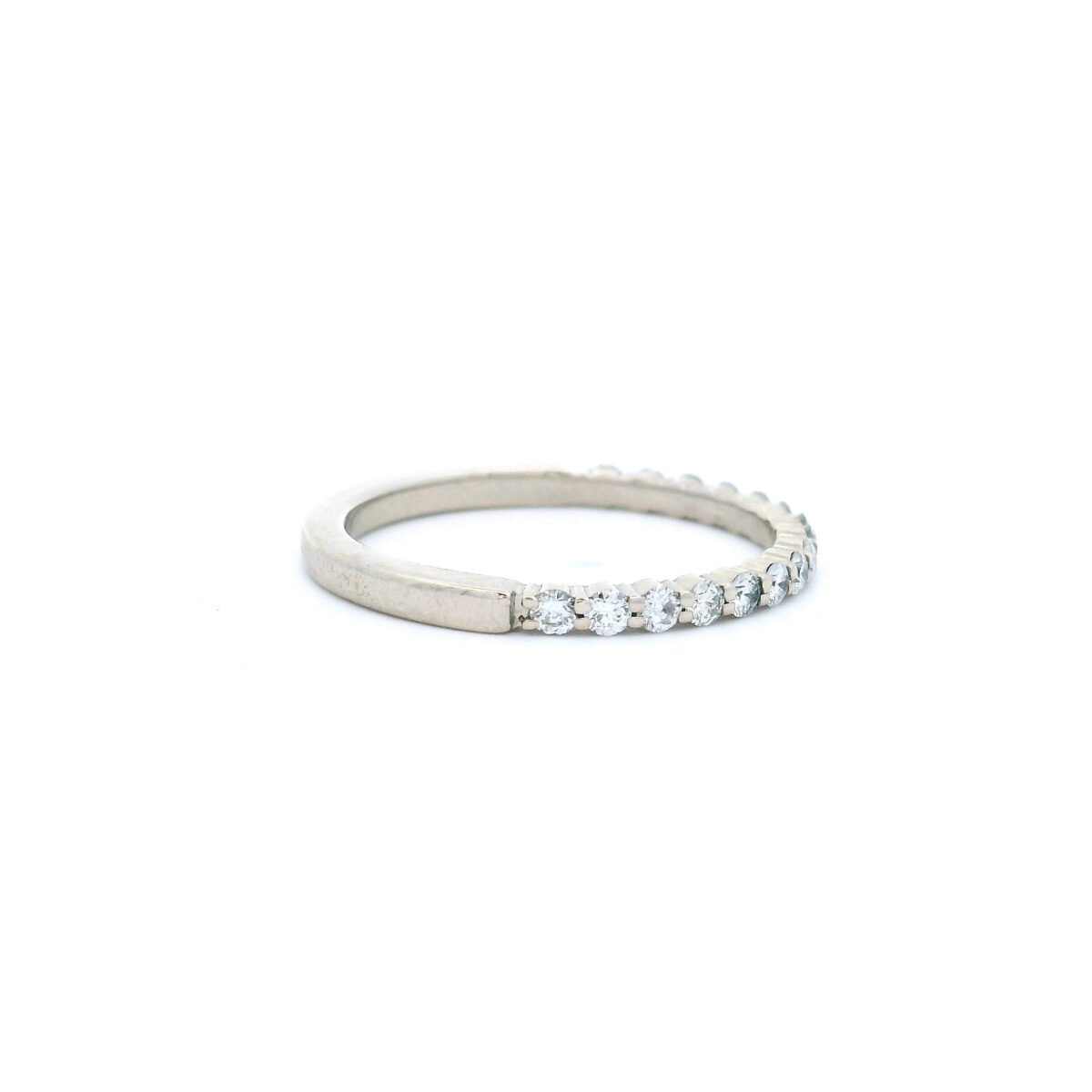 Round Diamond Eternity Ring in White Gold - Image 2