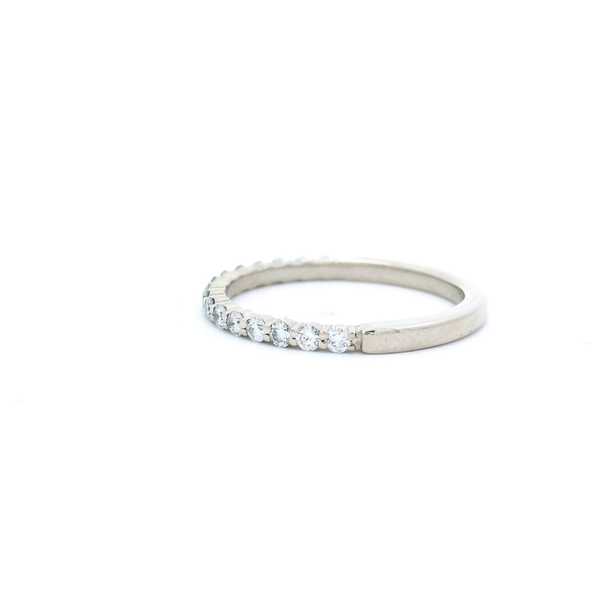 Round Diamond Eternity Ring in White Gold - Image 3