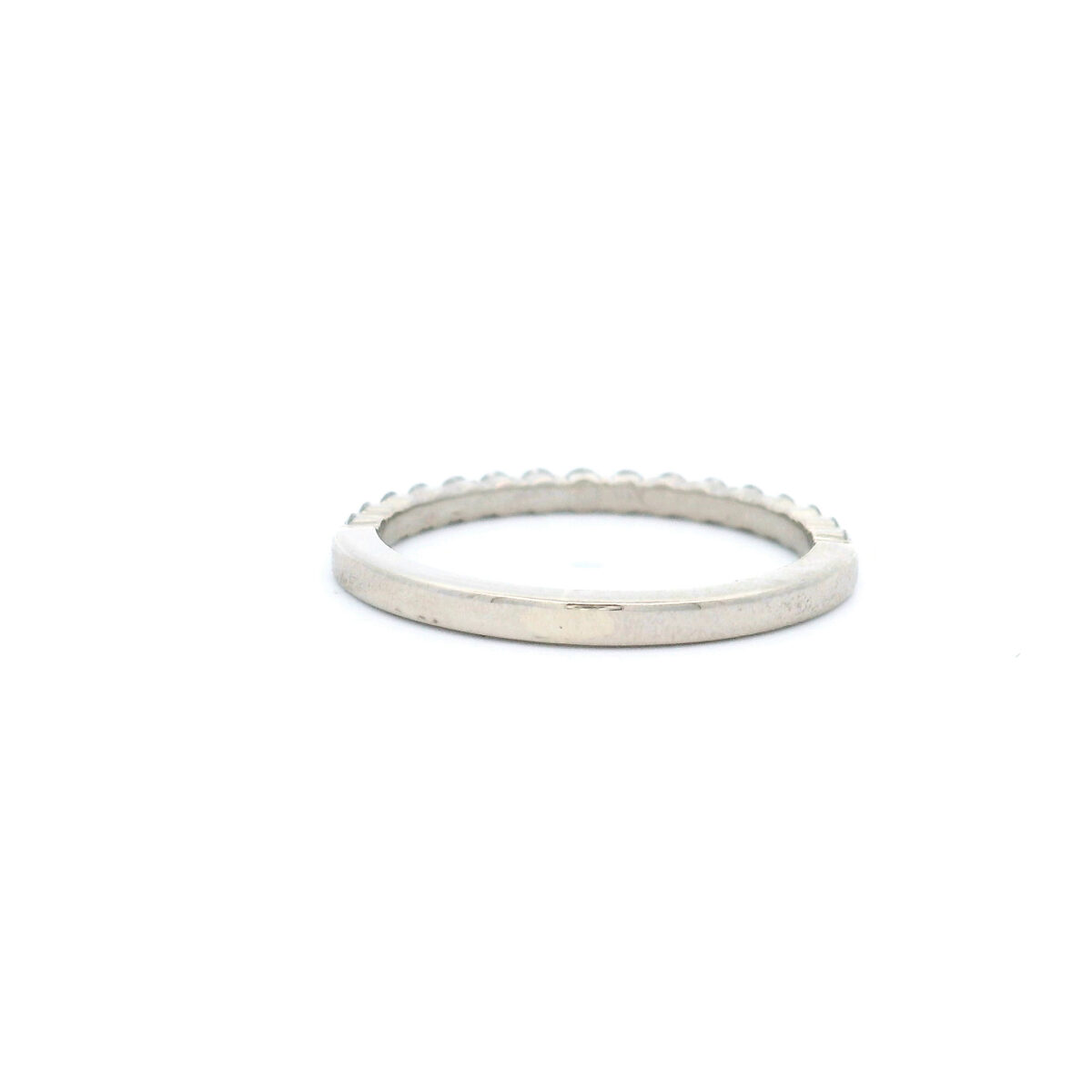 Round Diamond Eternity Ring in White Gold - Image 4