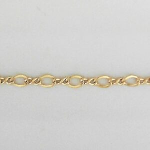 14K Gold Filled Fancy Figaro Chain Necklace with 1-Inch Extender