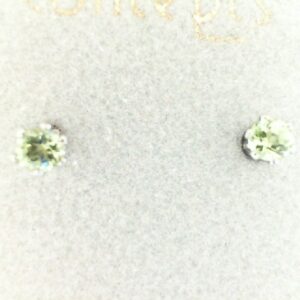 Stainless Steel Peridot Earrings