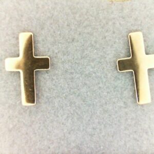 Elegant Cross Earrings in Choice of Metal