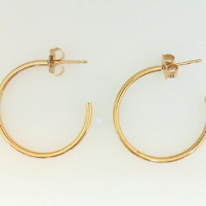 Concept 3/4 Pst Hoop Earrings in Choice of Metal