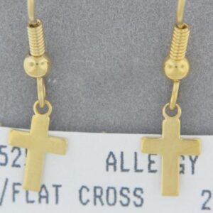 Elegant Concept Dangle Cross Pendant in Choice of Metal