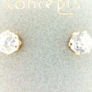 Elegant 5MM Cubic Zirconia Earrings