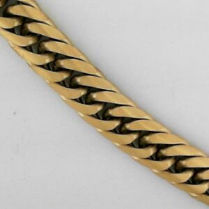 Stainless Steel Yellow 12mm Matte Finish Bracelet