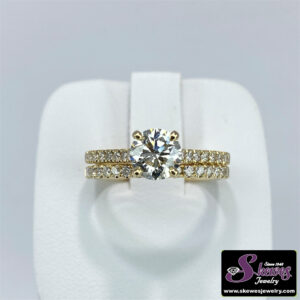 14K Yellow Gold Lab Grown Diamond Semi-Mount Engagement Ring