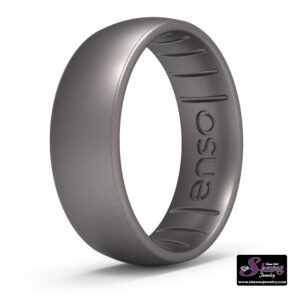 Classic Platinum Standard Width Silicone Ring
