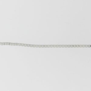 14K White Gold 20 Box Chain
