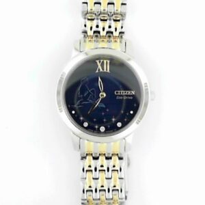 Citizen Eco-Drive Disney Ariel Ladies Two-Tone Watch with Genuine Diamonds